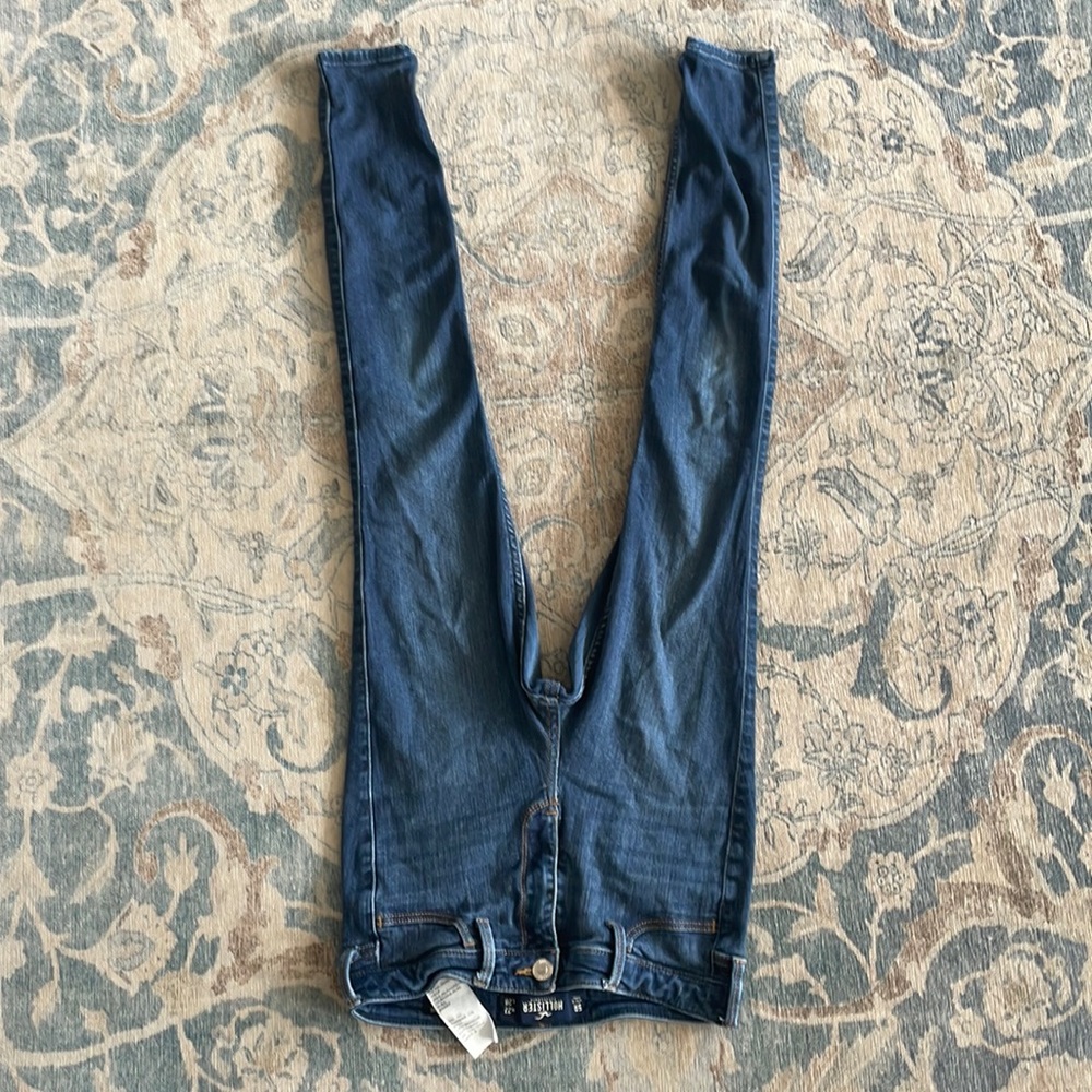Hollister blue high rise jeans